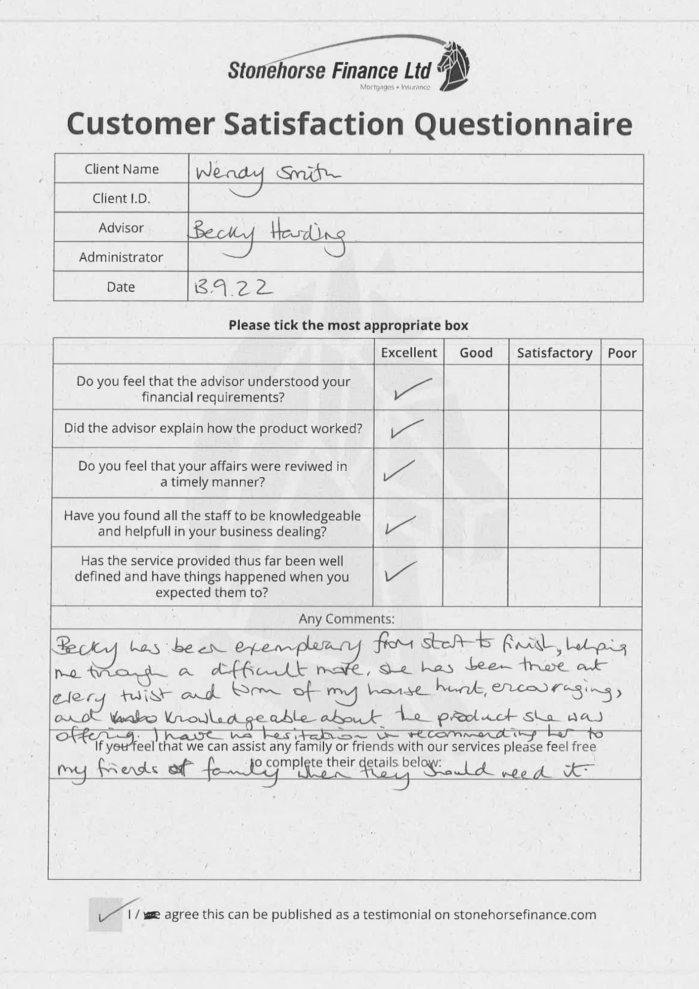 Testimonial 73