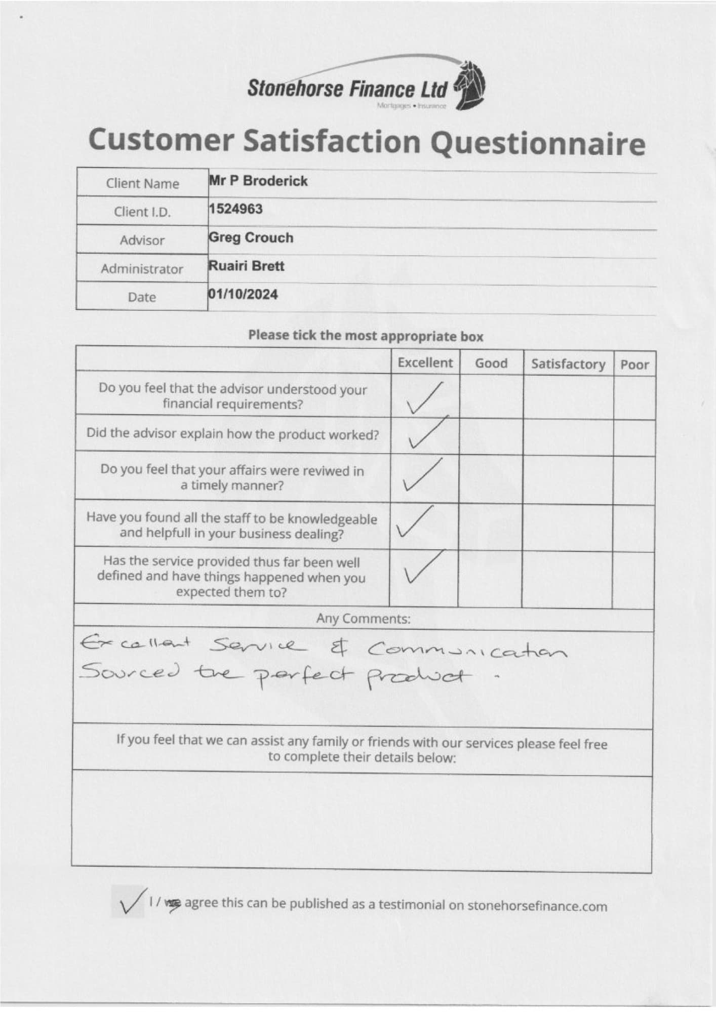 Testimonial 52